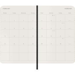 Diary 12M Monthly 2027 Softcover Pocket Black in the group Paper & Pads / Planners / 12-Month Planners at Pen Store (137440)
