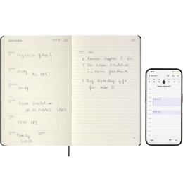 Diary 12M Smart PRO Digital Weekly Note 2027 Large Black in the group Paper & Pads / Planners / 12-Month Planners at Pen Store (137445)
