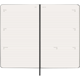 Diary 12M Weekly Horizontal 2027 Hardcover Large Black  in the group Paper & Pads / Planners / 12-Month Planners at Pen Store (137446)