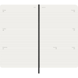 Diary 12M Weekly Horizontal 2027 Softcover Large Black in the group Paper & Pads / Planners / 12-Month Planners at Pen Store (137447)