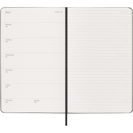 Diary 12M Weekly Notebook 2027 Hardcover Large Black  in the group Paper & Pads / Planners / 12-Month Planners at Pen Store (137450)