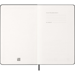 Diary 12M Weekly Notebook 2027 Hardcover Large Black  in the group Paper & Pads / Planners / 12-Month Planners at Pen Store (137450)