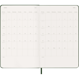 Diary 12M Weekly Notebook 2027 Hardcover Large Myrtle Green  in the group Paper & Pads / Planners / 12-Month Planners at Pen Store (137452)