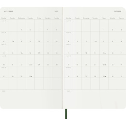 Diary 12M Weekly Notebook 2027 Softcover Large Myrtle Green  in the group Paper & Pads / Planners / 12-Month Planners at Pen Store (137453)