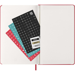 Diary 12M Weekly Notebook 2027 Hardcover Large Red  in the group Paper & Pads / Planners / 12-Month Planners at Pen Store (137455)