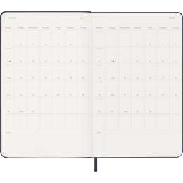 Diary 12M Weekly Notebook 2027 Hardcover Large Sapphire Blue  in the group Paper & Pads / Planners / 12-Month Planners at Pen Store (137457)
