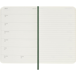 Diary 12M Weekly Notebook 2027 Softcover Pocket Myrtle Green  in the group Paper & Pads / Planners / 12-Month Planners at Pen Store (137461)