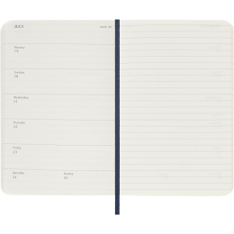 Diary 12M Weekly Notebook 2027 Softcover Pocket Sapphire Blue  in the group Paper & Pads / Planners / 12-Month Planners at Pen Store (137462)