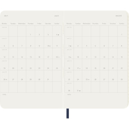 Diary 12M Weekly Notebook 2027 Softcover Pocket Sapphire Blue  in the group Paper & Pads / Planners / 12-Month Planners at Pen Store (137462)