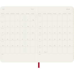 Diary 12M Weekly Notebook 2027 Softcover Pocket Red  in the group Paper & Pads / Planners / 12-Month Planners at Pen Store (137464)