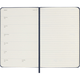 Diary 12M Weekly Notebook 2027 Hardcover Pocket Sapphire Blue  in the group Paper & Pads / Planners / 12-Month Planners at Pen Store (137465)