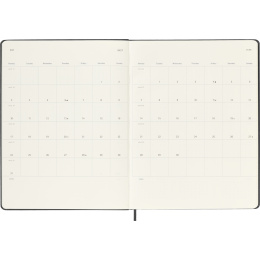 Diary 12M Weekly Notebook 2027 Hardcover XL Black  in the group Paper & Pads / Planners / 12-Month Planners at Pen Store (137466)