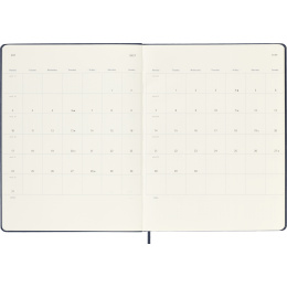 Diary 12M Weekly Notebook 2027 Hardcover XL Sapphire Blue  in the group Paper & Pads / Planners / 12-Month Planners at Pen Store (137468)