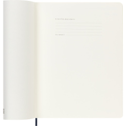 Diary 12M Weekly Notebook 2027 Softcover XL Sapphire Blue  in the group Paper & Pads / Planners / 12-Month Planners at Pen Store (137469)