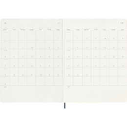 Diary 12M Weekly Notebook 2027 Softcover XL Sapphire Blue  in the group Paper & Pads / Planners / 12-Month Planners at Pen Store (137469)