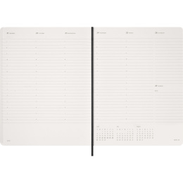 Diary 12M Weekly Vertical 2027 Essential Softcover XXL Black in the group Paper & Pads / Planners / 12-Month Planners at Pen Store (137472)