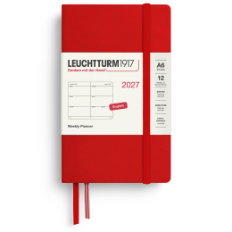 Diary Weekly Planner 2027 A6 Cherry in the group Paper & Pads / Planners / 12-Month Planners at Pen Store (137481)