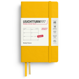Diary Weekly Planner 2027 A6 Sunflower in the group Paper & Pads / Planners / 12-Month Planners at Pen Store (137482)
