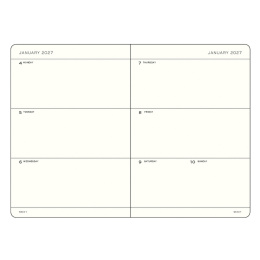 Diary Weekly Planner 2027 A6 Sunflower in the group Paper & Pads / Planners / 12-Month Planners at Pen Store (137482)