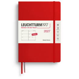 Diary Weekly Planner 2027 A5 Cherry in the group Paper & Pads / Planners / 12-Month Planners at Pen Store (137488)