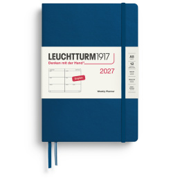 Diary Weekly Planner 2027 A5 Indigo in the group Paper & Pads / Planners / 12-Month Planners at Pen Store (137492)