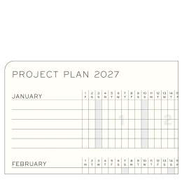 Diary Weekly Planner & Notebook 2027 A5 Soft Cover Lilac in the group Paper & Pads / Planners / 12-Month Planners at Pen Store (137494)