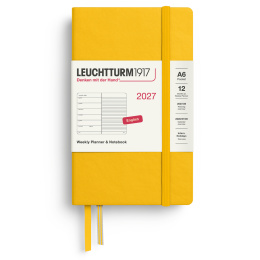 Diary Weekly Planner & Notebook 2027 A6 Sunflower in the group Paper & Pads / Planners / 12-Month Planners at Pen Store (137508)