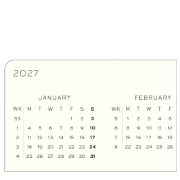 Diary Weekly Planner & Notebook 2027 A6 Sage in the group Paper & Pads / Planners / 12-Month Planners at Pen Store (137509)