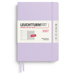 Diary Weekly Planner & Notebook 2026 A5 Lilac in the group Paper & Pads / Planners / 12-Month Planners at Pen Store (137513)