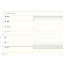 Diary Weekly Planner & Notebook 2026 A5 Pumpkin in the group Kundsegment / Kundsegment Office & Planning at Pen Store (137517)