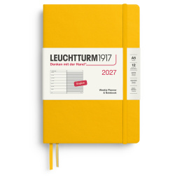 Diary Weekly Planner & Notebook 2026 A5 Sunflower in the group Paper & Pads / Planners / 12-Month Planners at Pen Store (137518)
