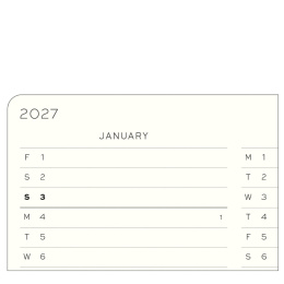 Diary Weekly Planner & Notebook 2026 A5 Indigo in the group Paper & Pads / Planners / 12-Month Planners at Pen Store (137522)