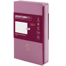 Diary Quarterly Planner 2027 Shades of Rose in the group Paper & Pads / Planners / 12-Month Planners at Pen Store (137524)