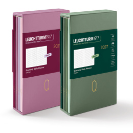 Diary Quarterly Planner 2027 Shades of Green in the group Paper & Pads / Planners / 12-Month Planners at Pen Store (137525)