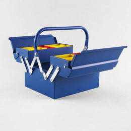 Toolbox Atena Blue in the group Hobby & Creativity / Organize / Storage at Pen Store (137544)