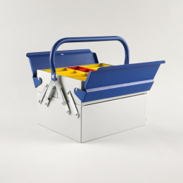 Toolbox Atena Grey/Blue in the group Hobby & Creativity / Organize / Storage at Pen Store (137548)