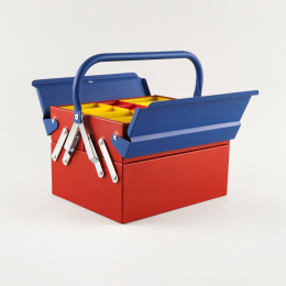 Toolbox Atena Blue/Red in the group Hobby & Creativity / Organize / Storage at Pen Store (137551)