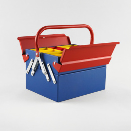 Toolbox Atena Blue/Red in the group Hobby & Creativity / Organize / Storage at Pen Store (137551)