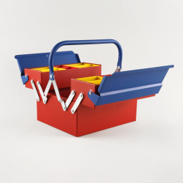 Toolbox Atena Blue/Red in the group Hobby & Creativity / Organize / Storage at Pen Store (137551)