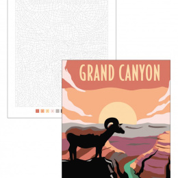 Color by Numbers: US National Parks in the group Hobby & Creativity / Books / Art Instruction Books at Pen Store (137576)
