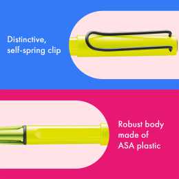 Safari Rollerball Neon Yellow in the group Pens / Fine Writing / Rollerball Pens at Pen Store (137581)
