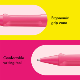 Safari Ballpoint pen Neon Pink in the group Pens / Fine Writing / Ballpoint Pens at Pen Store (137586)