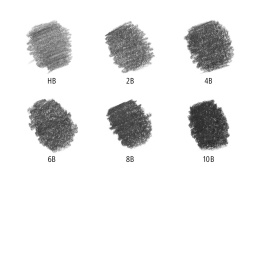 Pure graphite pencils Mars Lumograph set of 6 in the group Art Supplies / Crayons & Graphite / Graphite & Pencils at Pen Store (137602)
