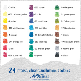 Watercolour pencils Mars Lumograph set of 24 in the group Pens / Artist Pens / Watercolour Pencils at Pen Store (137605)