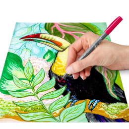 Pigment Arts Brush Pen set of 12 Pastel in the group Pens / Artist Pens / Brush Pens at Pen Store (137621)