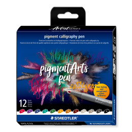 Pigment Arts Calligraphy pens set of 12 in the group Hobby & Creativity / Calligraphy / Calligraphy Pens at Pen Store (137633)