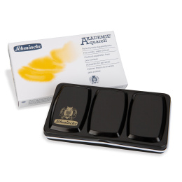  Akademie Aquarell Half Pans 12-Set in the group Art Supplies / Artist colours / Watercolour Paint / Watercolour pans at Pen Store (137800)