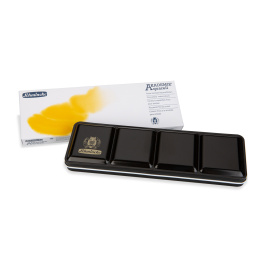 Akademie Aquarell Half Pans 12-set + extra space in the group Art Supplies / Artist colours / Watercolour Paint / Watercolour pans at Pen Store (137801)