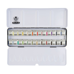 Akademie Aquarell Half Pans 12-set in the group Art Supplies / Artist colours / Watercolour Paint / Watercolour pans at Pen Store (137802)