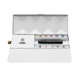 Horadam Aquarell Half Pans 12-set + watertank in the group Art Supplies / Artist colours / Watercolour Paint / Watercolour pans at Pen Store (137803)